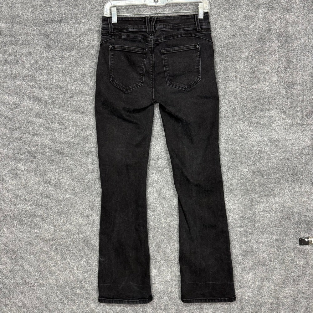 Curve Appeal Jeans Womens 6 28 Charcoal Black Curve Creator High Rise Boot Cut - Picture 3 of 16